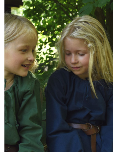 Robe viking Ana bleu, fille