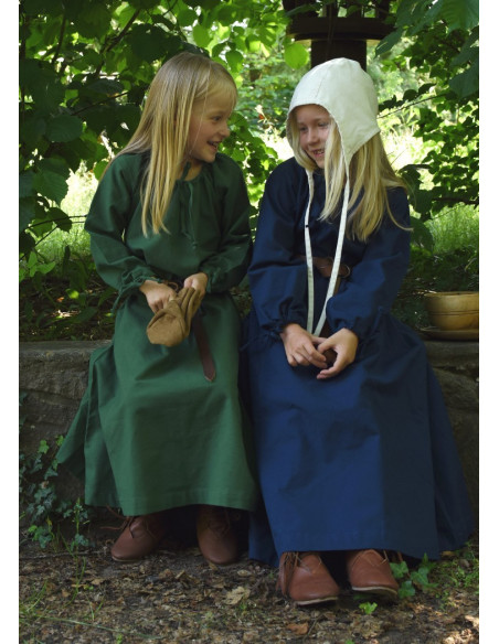 Robe viking Ana bleu, fille