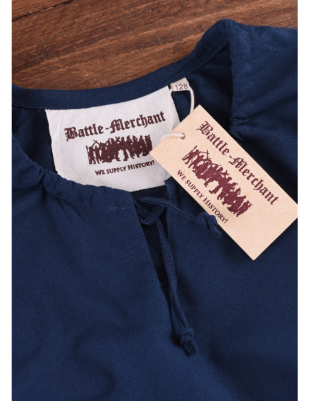 Robe viking Ana bleu, fille