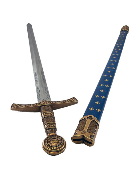 Épée médiévale fleur de lys, France...