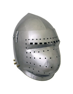 Bassinette Battle-Ready avec visière, acier 2 mm.