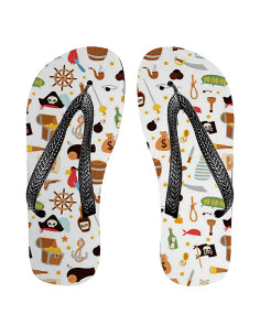 Tongs d'été pirates