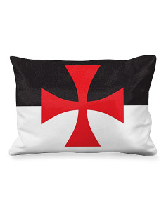 Coussin Rectangulaire Croix de Malte des Templiers