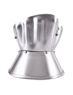 Protège-mains en acier poli 2