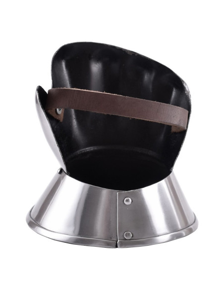 Protège-mains en acier poli