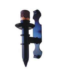 Appliquer bougie de forge médiévale 1 lumière (29x12 cms.)