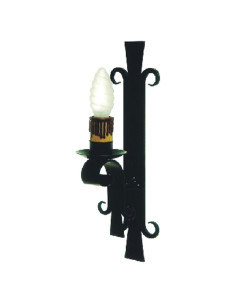 Appliquer la forge médiévale 1 lumière (45x12 cms.)