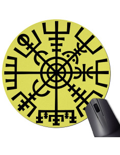 Tapis de souris rond Viking Rune