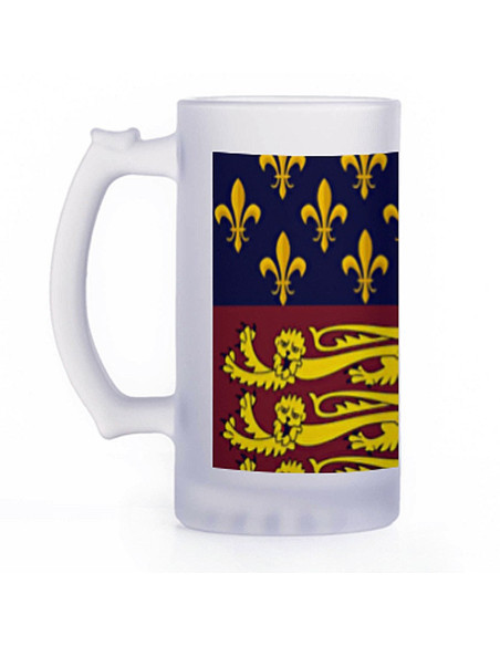 Chope de bière médiévale, verre...