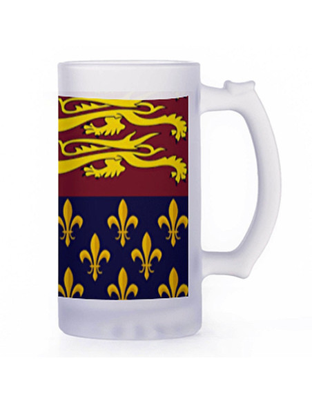 Chope de bière médiévale, verre...