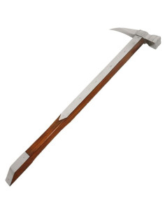 Marteau de guerre médiéval à bec de corbeau, (70,5 cm.)