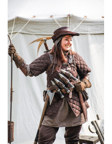 Crevette Donnergrund brune avec boucles