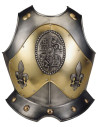 Cuirasse avec reliefs et gravures pour armure