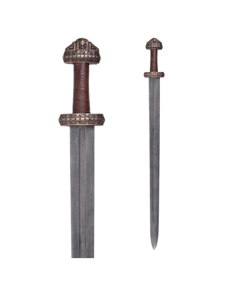 Viking Sword Eigg Island, acier de Damas