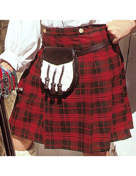 Kilt écossais en laine acrylique