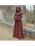 Robe et capuche de moine médiévaux