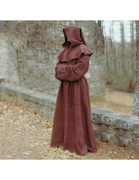 Robe et capuche de moine médiéval