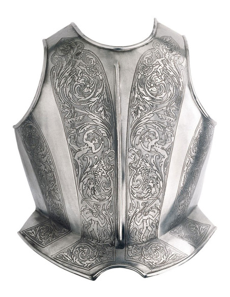 Cuirasse gravée pour armure