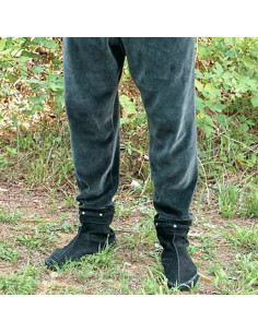 Pantalon médiéval en velours élastique