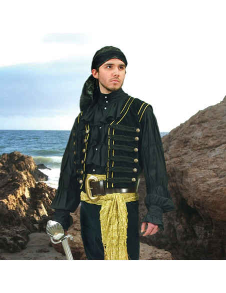 Gilet pirate en velours