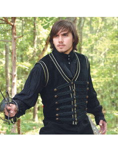 Gilet pirate en velours 2