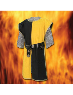 Tabard de chevalier médiéval bicolore 2