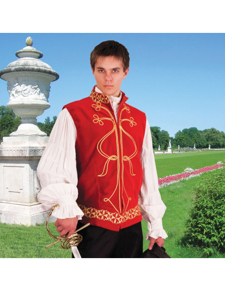 Gilet de courtisan légendaire en velours
