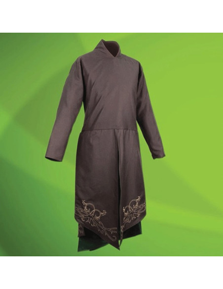 Tunique brodée elfique noire