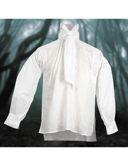 Chemise à col roulé avec foulard