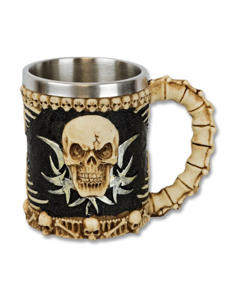 Décoration de crâne en os de pichet