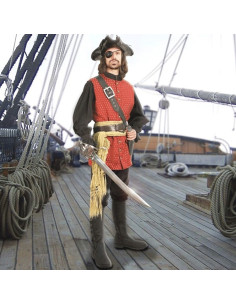 Gilet du pirate scélérat de la mer noire