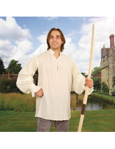 Chemise médiévale Fiesta, crème