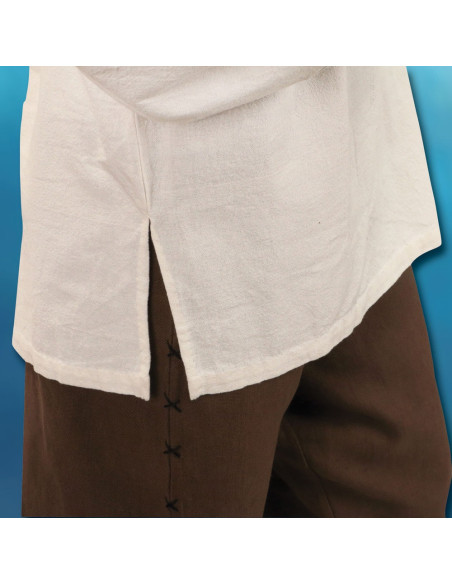 Chemise de seigneur féodal cousue à...