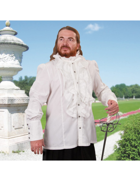 Chemise Renaissance à volants