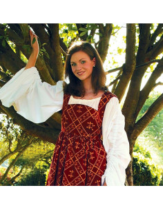 Robe médiévale Fleur de Lys
