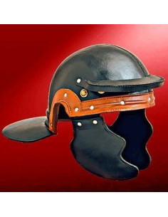 Casque en cuir de soldat romain