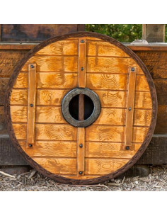 Bouclier Celtique Thegn Bleu-Blanc en latex, 80 cms. 2