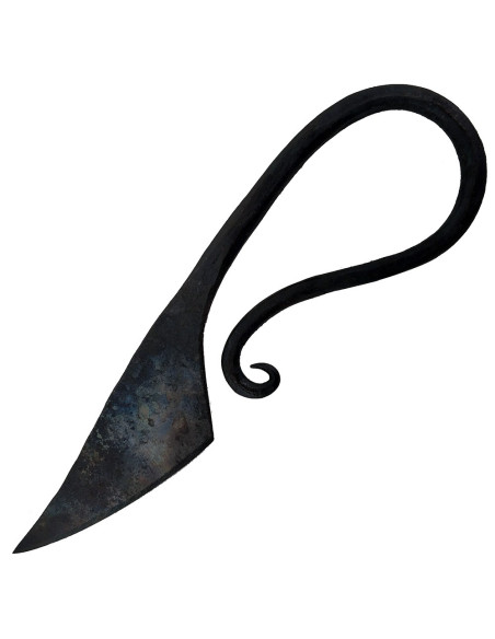 Couteau médiéval forgé à la main