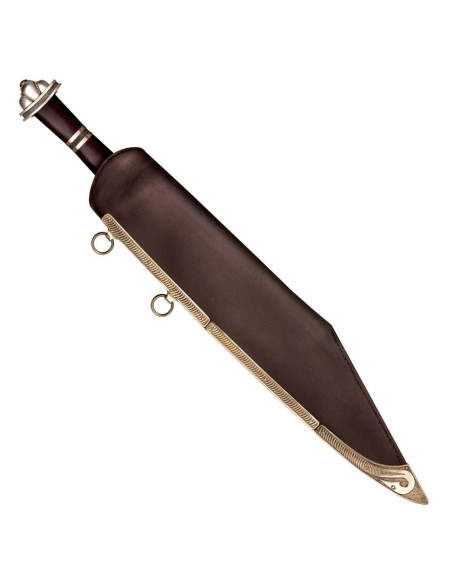 Épée Longue Saxo Germanique, Acier Damas