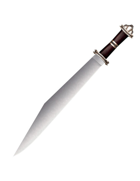 Épée Longue Saxo Germanique, Acier Damas