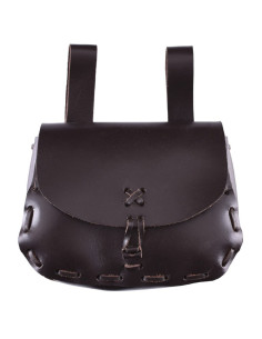 Sac médiéval en cuir de vachette