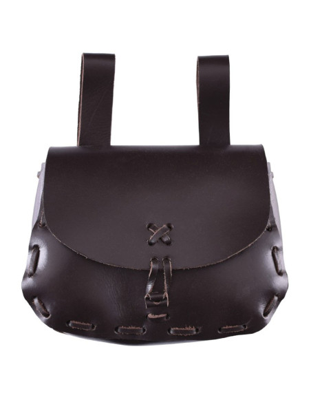 Sac médiéval en cuir de vachette