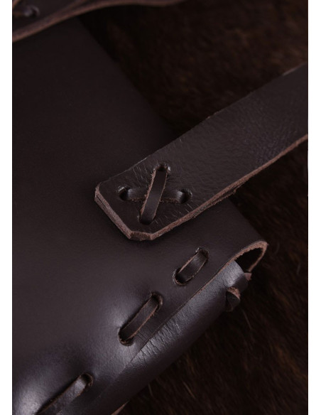 Sac médiéval en cuir de vachette
