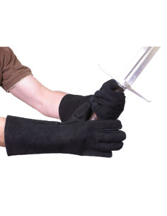 Gants Renaissance en croûte de cuir 2