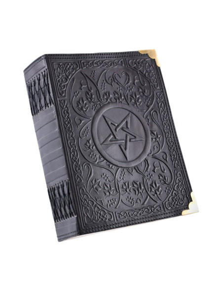 Journal médiéval avec pentagramme