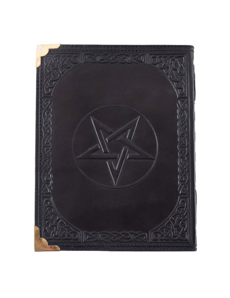 Journal médiéval avec pentagramme