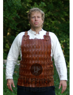 Armure plaquée de cuir