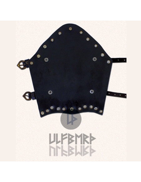 Bracelet en cuir avec lanières en métal