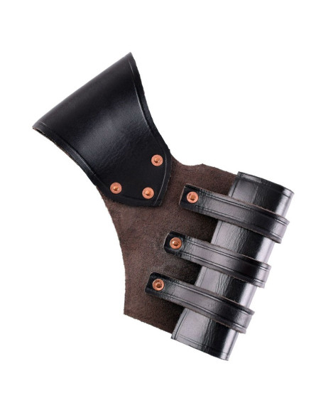 Tahalí pour épées cuir marron réglable