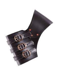 Tahalí pour épées cuir marron réglable